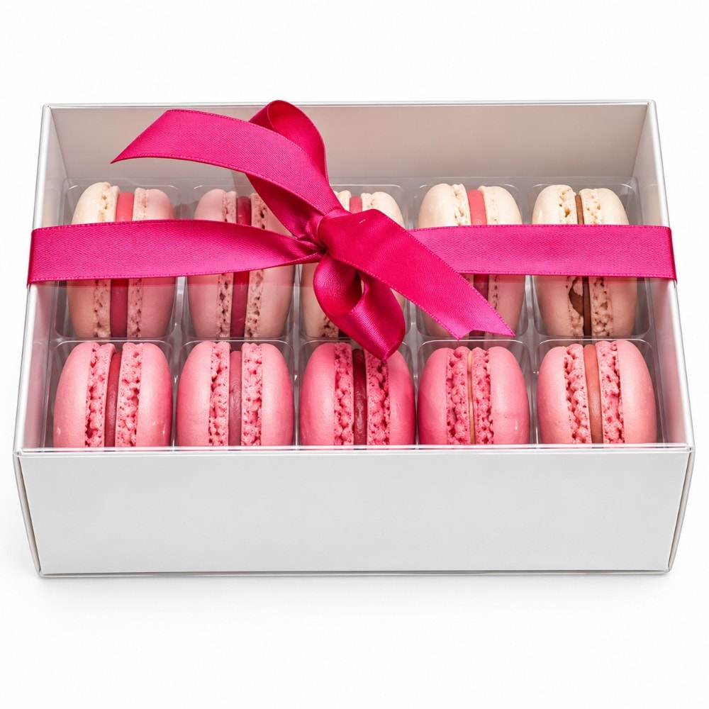 Lembrancinha Macaron C/10 Rosa