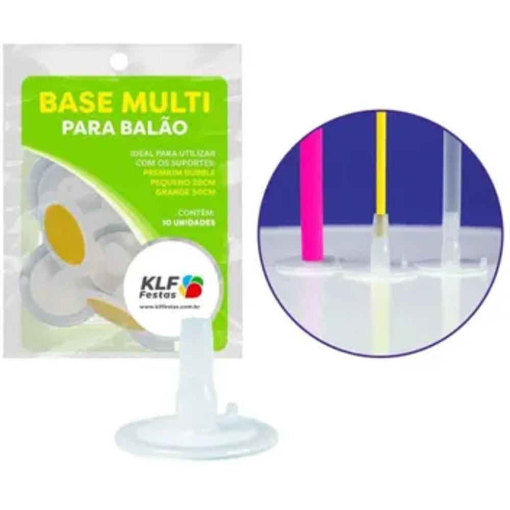 Base Suporte Baloes Multi C/10