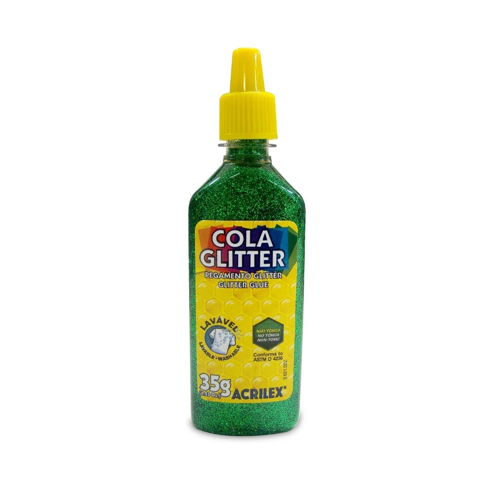 Cola Glitter 35Gr Verde 206