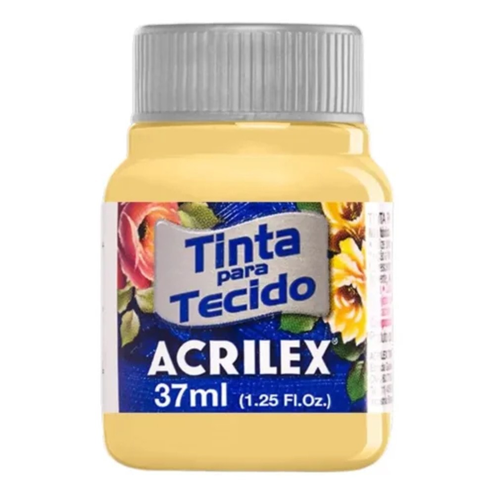 Tinta Tecido 37Ml Amarelo Canario 589