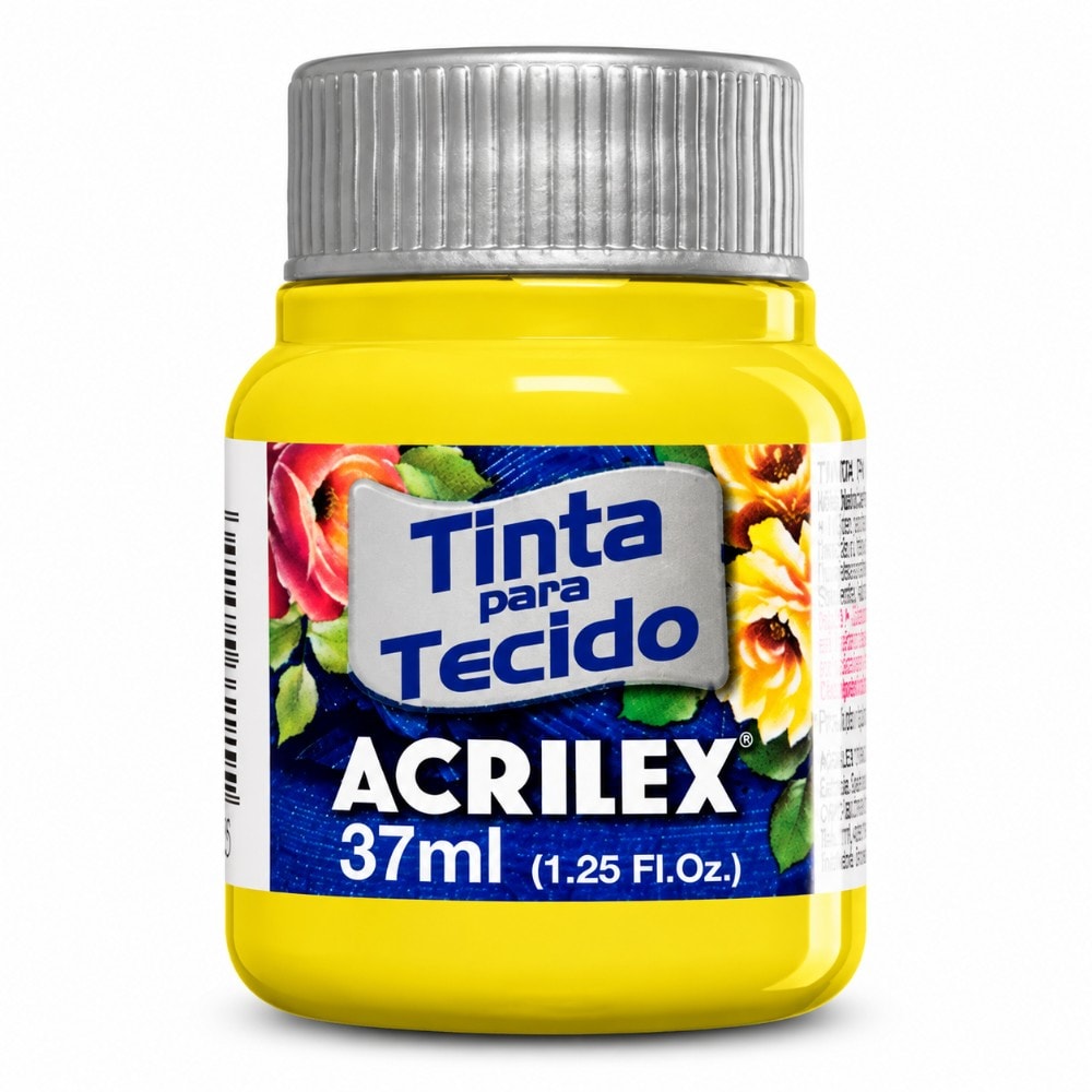Tinta Tecido 37Ml Amarelo Limao 504