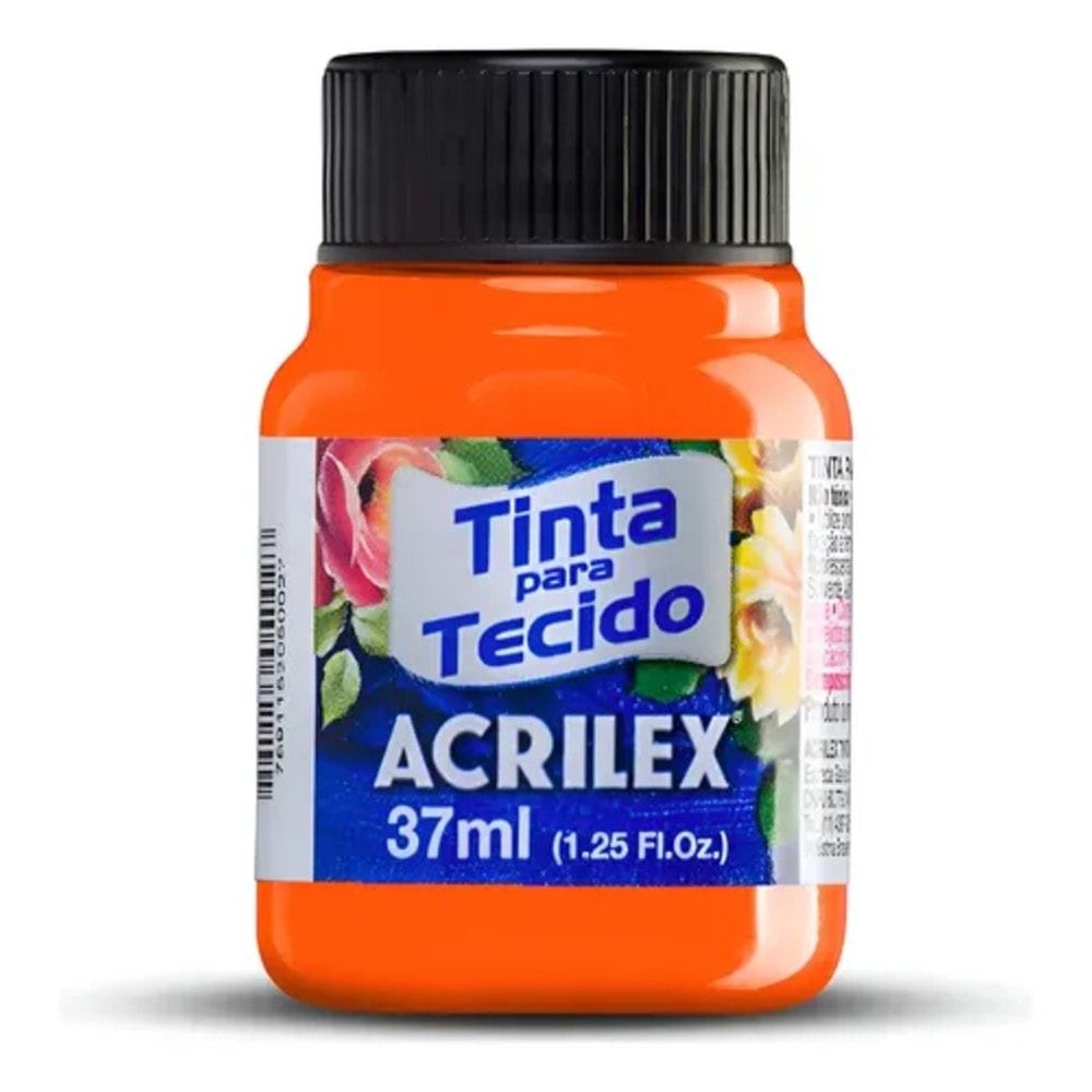 Tinta Tecido Fluor 37Ml Amarelo Ouro 108
