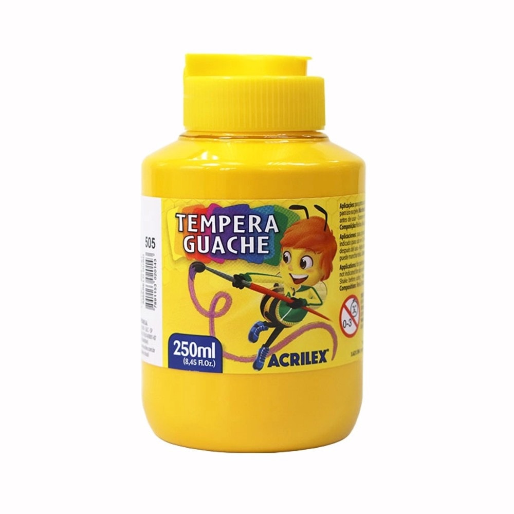 Tinta Guache 250Ml Amarelo Ouro 505