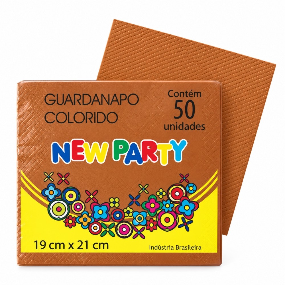 Guardanapo 19X21Cm Ouro C/50