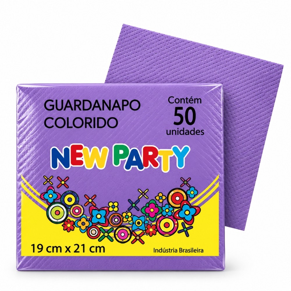 Guardanapo 19X21Cm Lilas C/50
