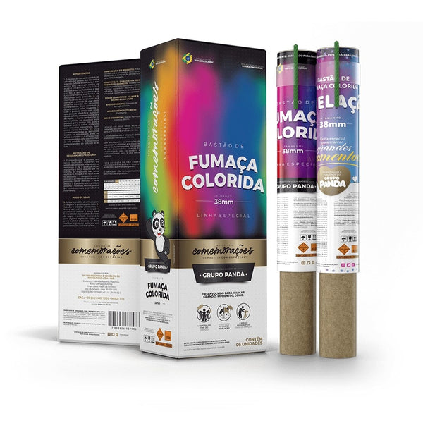 Bastao Fumaca 20Mm Laranja