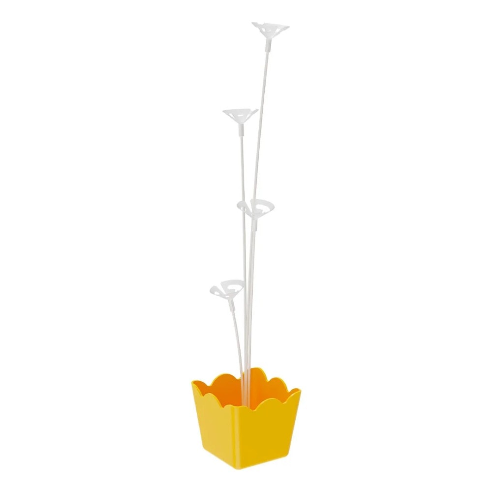 Cachepot Balao 4 Hastes Amarelo