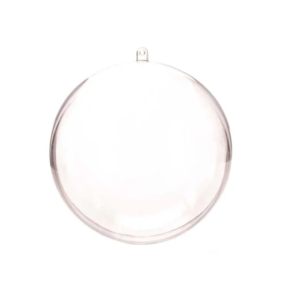 Esfera Acrilico 11Cm Transparente C/10