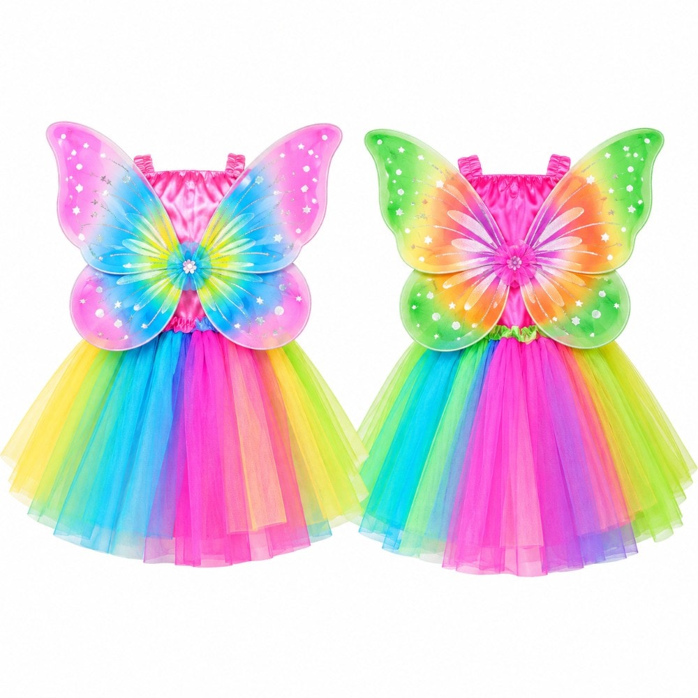 Kit Asa e Saia Multicolor Infantil