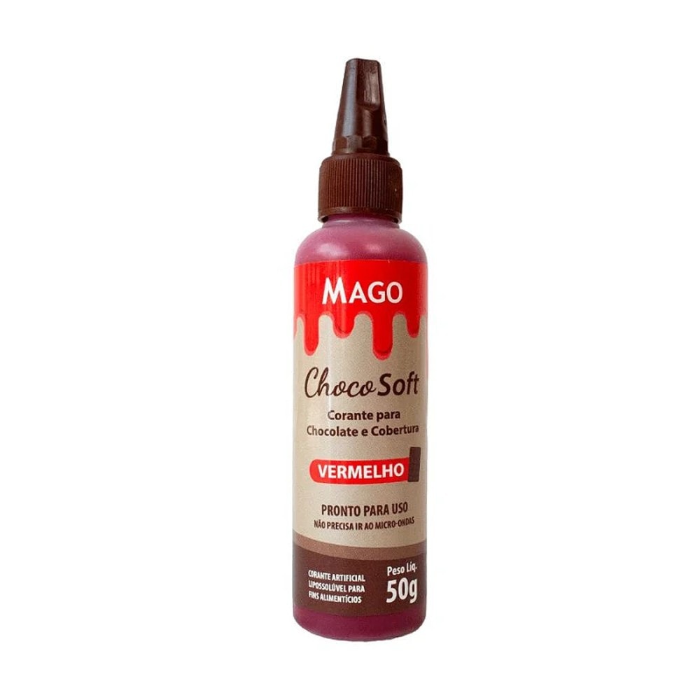 Corante Choco Soft 50G Vermelho