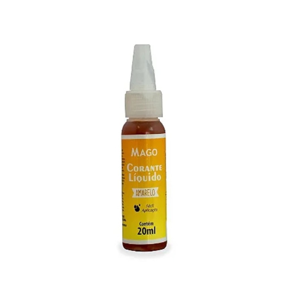 Corante Liquido 20Ml Amarelo Mago