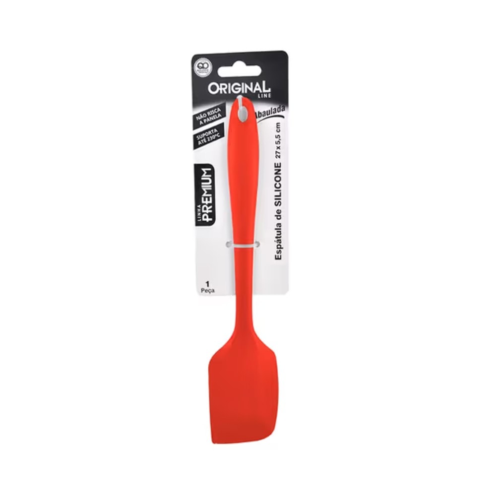 Espatula Silicone borda curva 27cm
