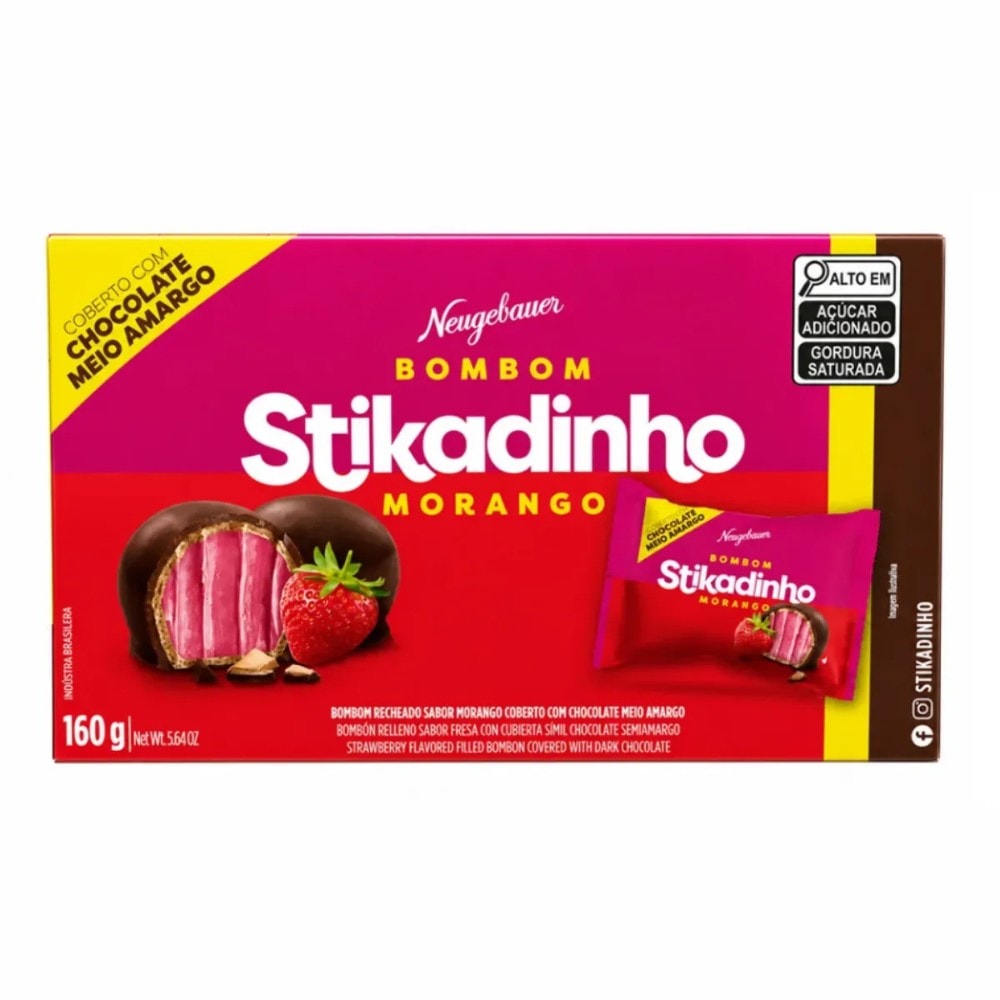 Bombom Stikadinho 160G