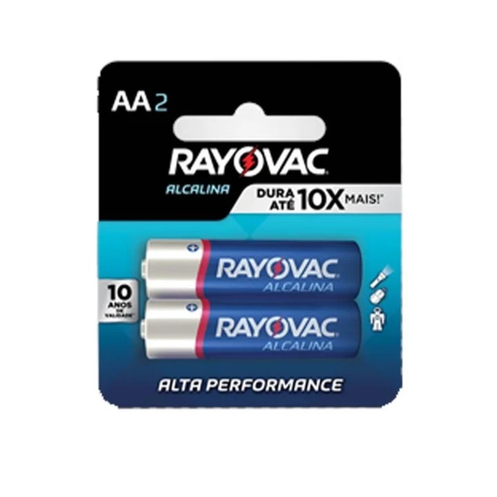 Pilha Rayovac Alc Pequena M C/2