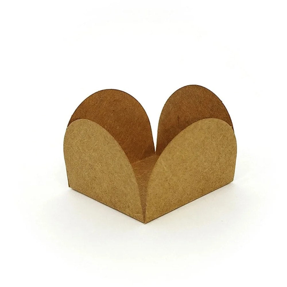 Forminha 4 Petalas Kraft C/100