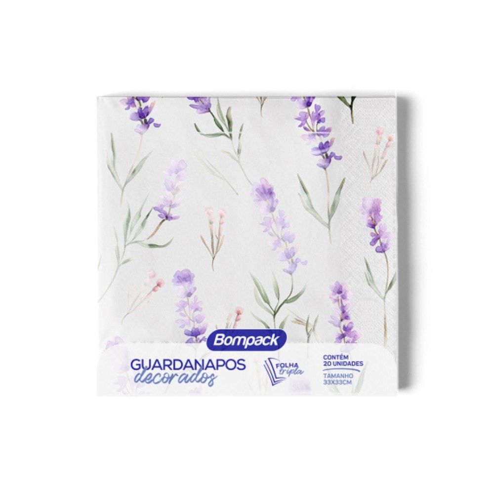 Guardanapo Dec 33X33Cm Lavanda C20