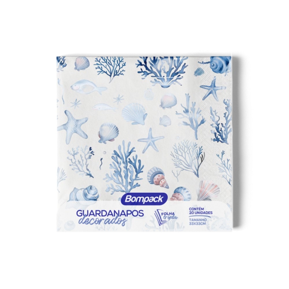 Guardanapo Dec 33X33Cm Mar C/20