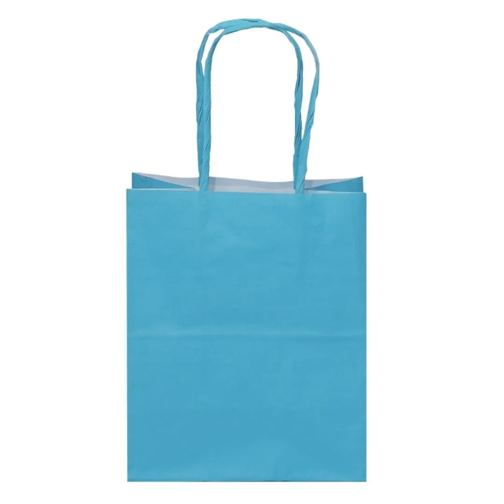 Sacola Pap Kraft 17,5X8,5X21,5 Azul Ceu C/10