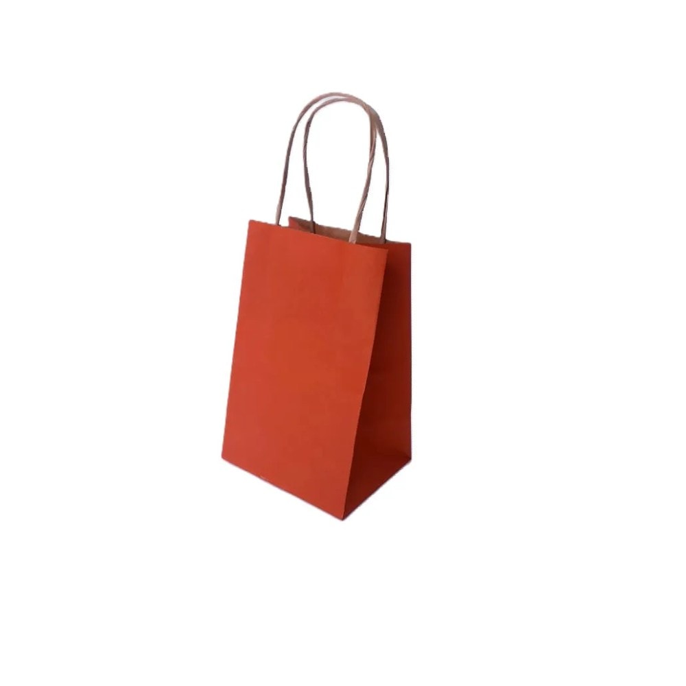 Sacola Pap Kraft 9,5X7,14,5 Vermelho C10