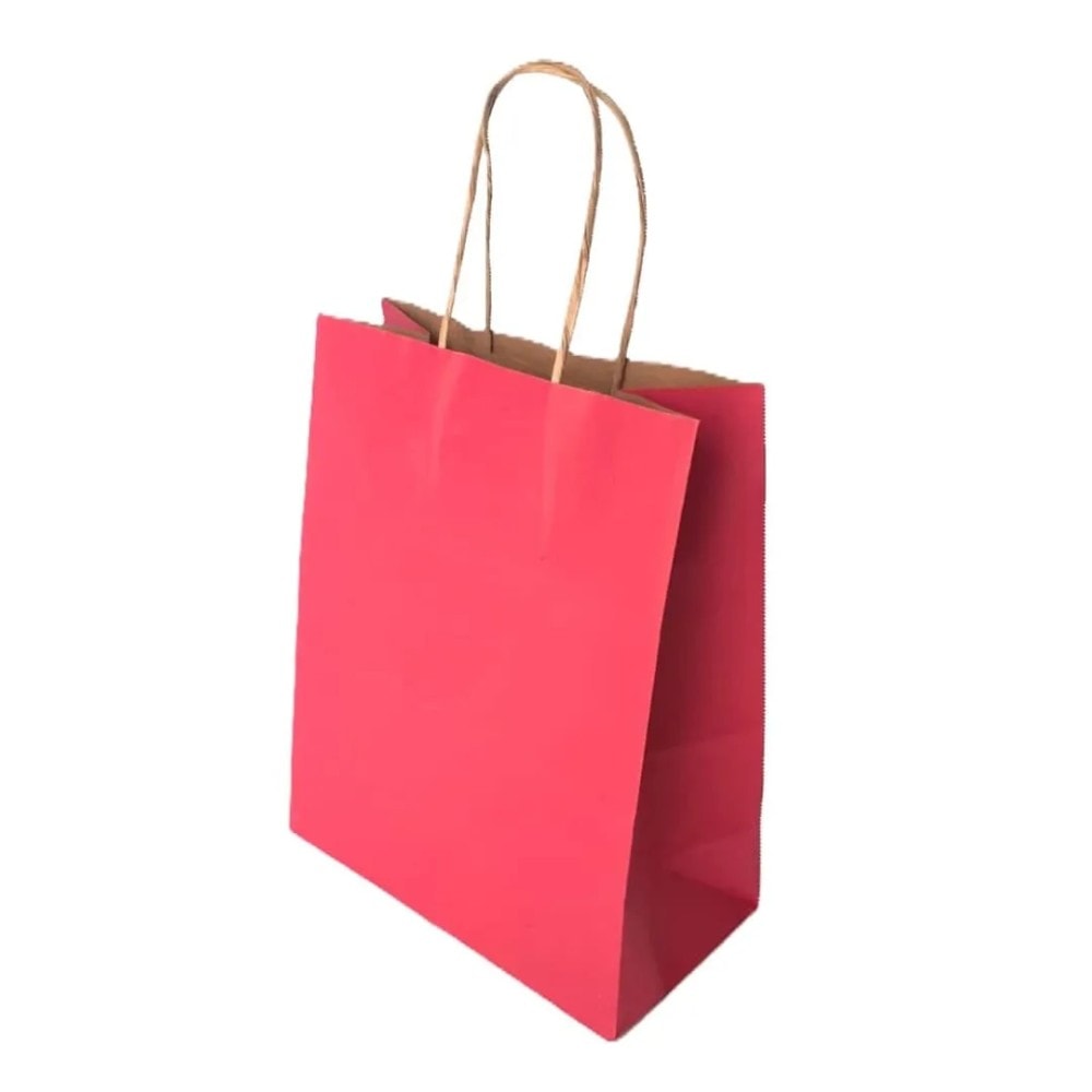 Sacola Pap Kraft 17,5X8,5X21,5 Pink C10