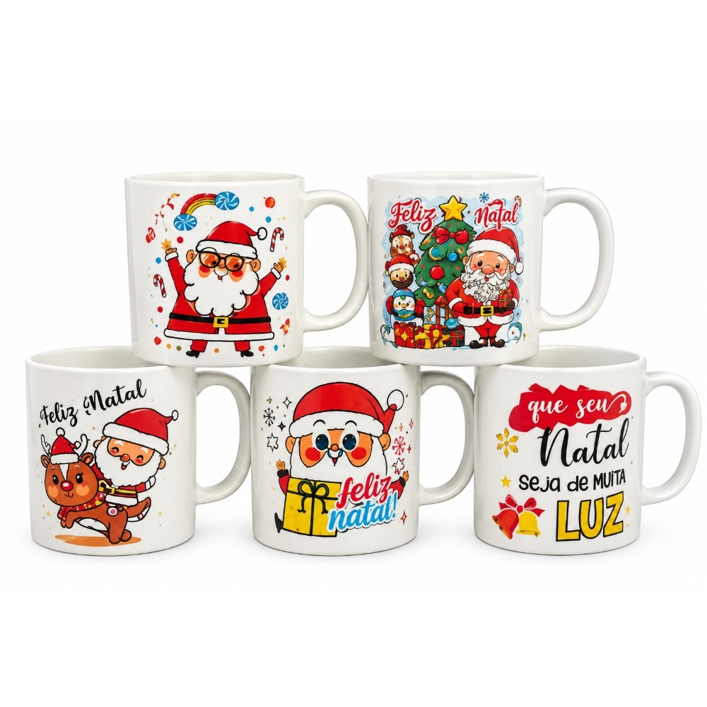 Caneca Ceramica Natal 280Ml