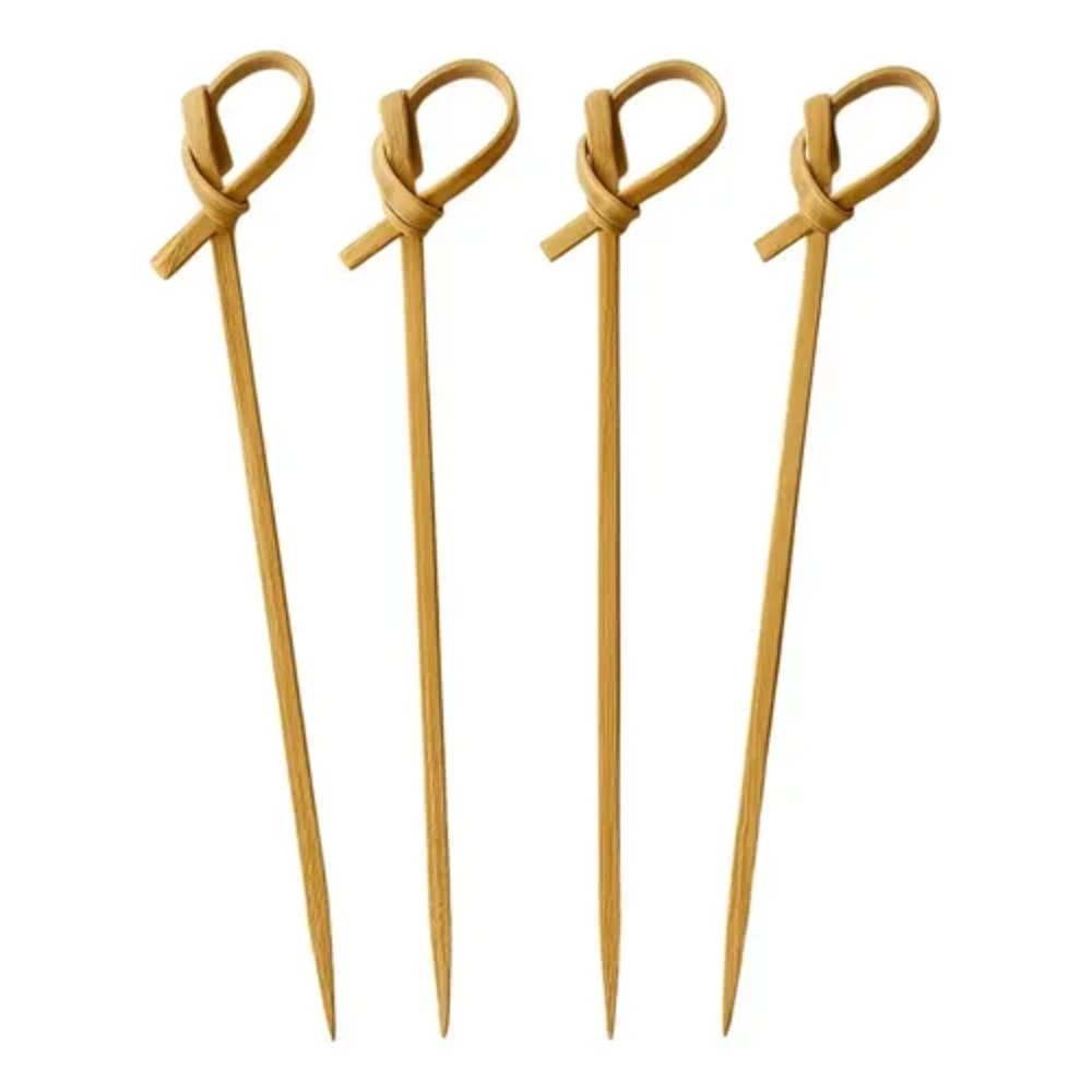 Espeto Bambu Knotted 12Cm C/50