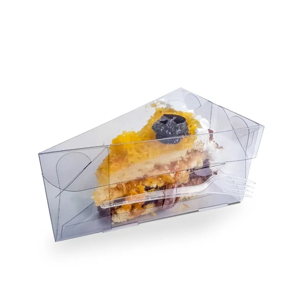 Caixa Fatia Torta Cristal