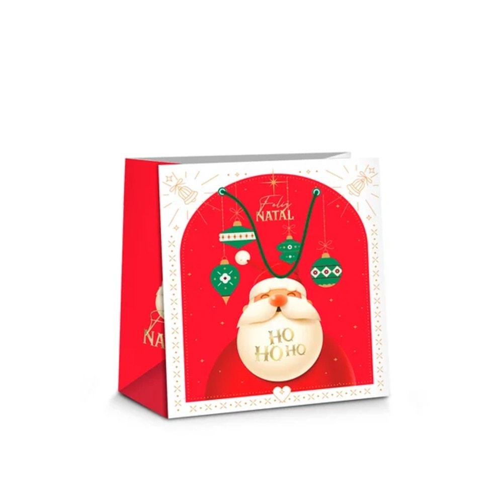 Sacola Happy Christimas 23X12X25 M
