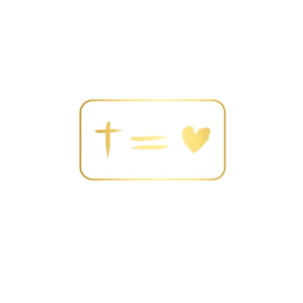Etiqueta Adesiva Cruz Amor C/30