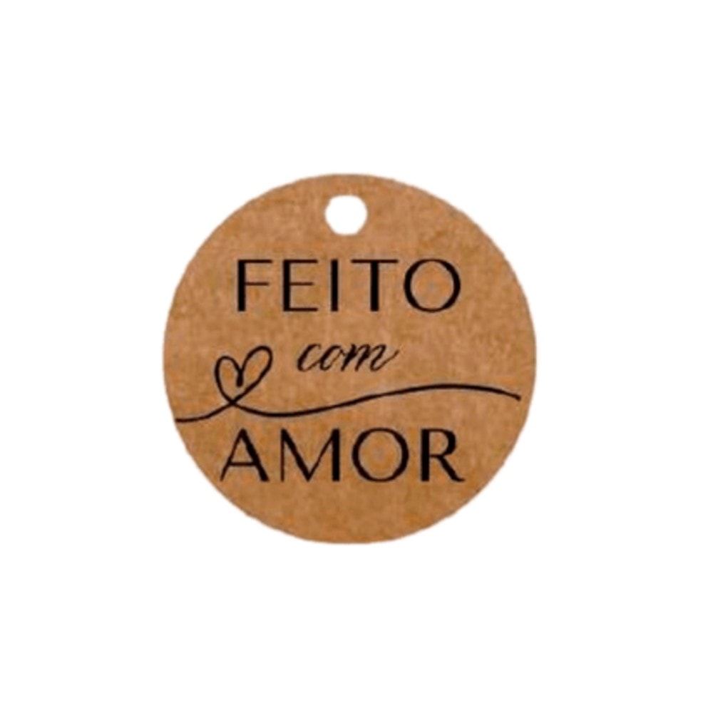 Tag Artesanal Amor C/15